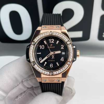 Hublot Big Bang One Click King Gold  Vỏ Vàng Hồng Mặt Đen