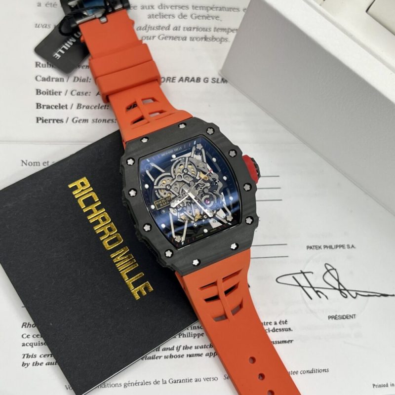 ĐỒNG HỒ RICHARD MILLE REPLICA RM 11-03 PHIÊN BẢN CAM ĐEN