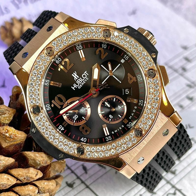 Đồng Hồ Nam Hublot BigBang Chế Tác Đá Quý Moissanite