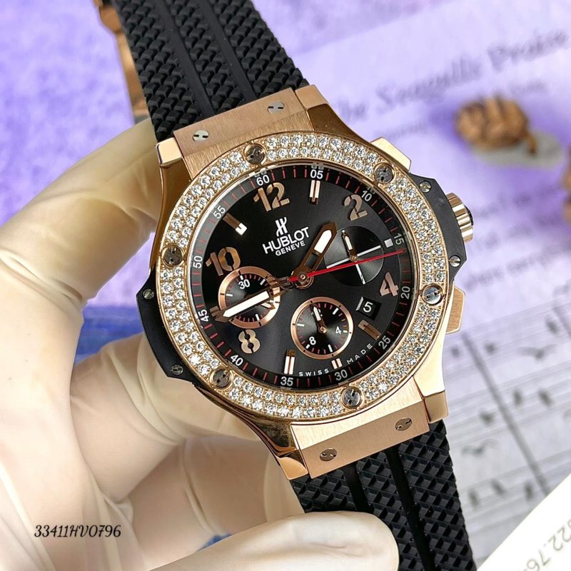 Đồng Hồ Nam Hublot BigBang Chế Tác Đá Quý Moissanite