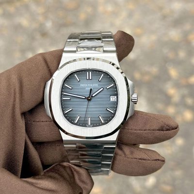 Đồng Hồ Patek Philippe Nautilus 5711 Bản cao Nhất 3K Factory Siêu Cấp Mặt Xanh 40mm