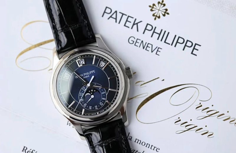 Đồng hồ Patek Philippe 5205G-013 Blue Dial Replica 1:1 Thụy Sỹ 40mm