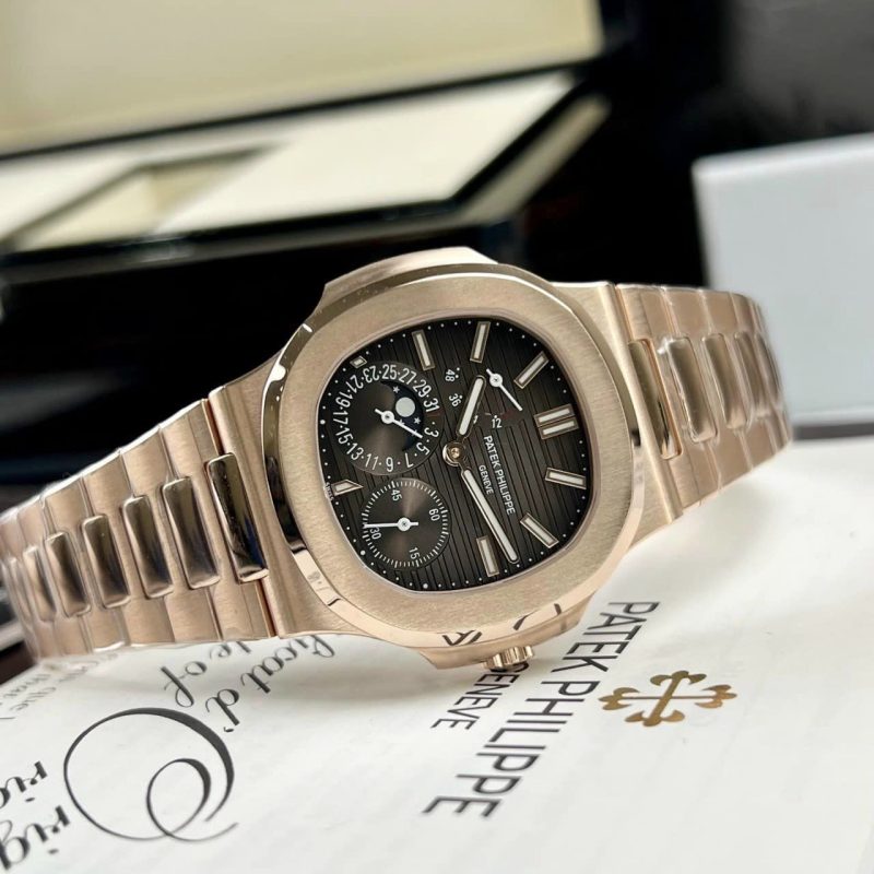 Patek Philippe Nautilus 5712 rose gold bọc vàng vip