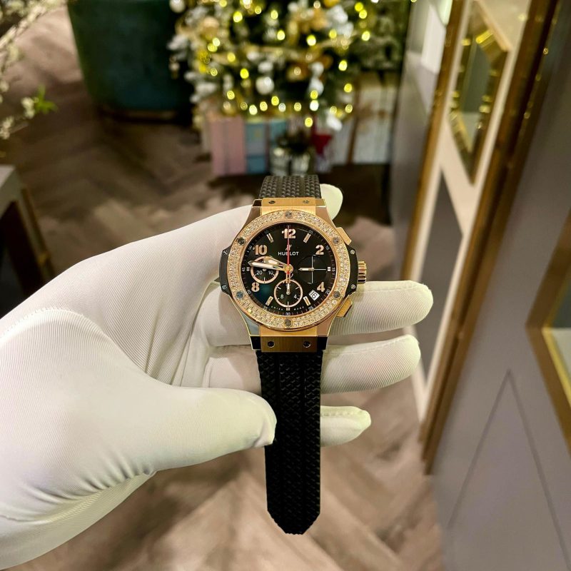 Đồng Hồ Nam Hublot BigBang Chế Tác Đá Quý Moissanite