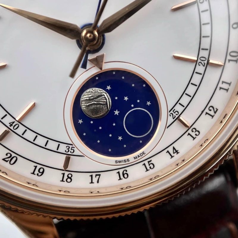 CELLINI MOONPHASE 50535 Lịch Tuần Trắng Bộ Máy Cao Nhất