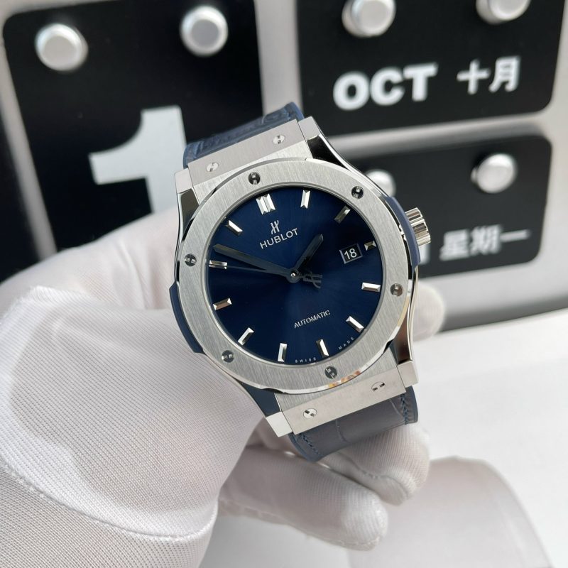 ĐỒNG HỒ HUBLOT CLASSIC FUSION TITANIUM BLUE 38MM-42MM