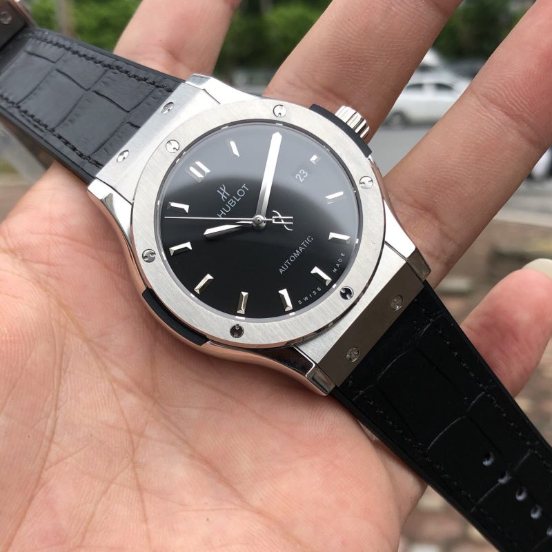 Đồng hồ Hublot nam Automatic Nhật Hublot Classic Fusion cơ kinh điển màu đen