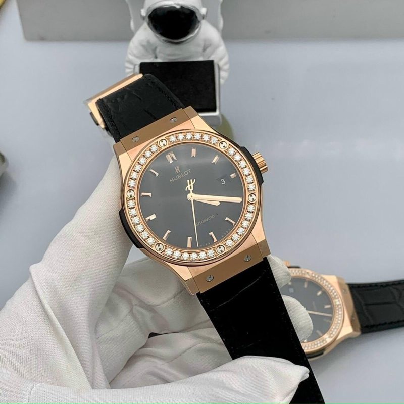 Hublot King Gold Chế Tác Niềng Kim Cương Moissanite - Kim Cương Tự Nhiên