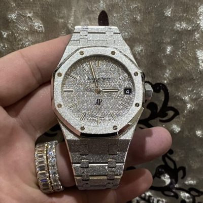 Đồng Hồ Audemars Piguet Royal Oak Chế Tác Vàng Và Bột Bạch Kim New 2023 41mm