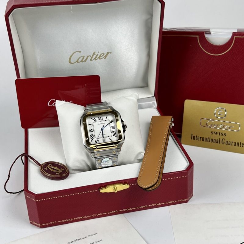 Đồng Hồ Cartier Santos De Cartier Rep 11 BV Factory Cao Cấp W2SA0009 Nam