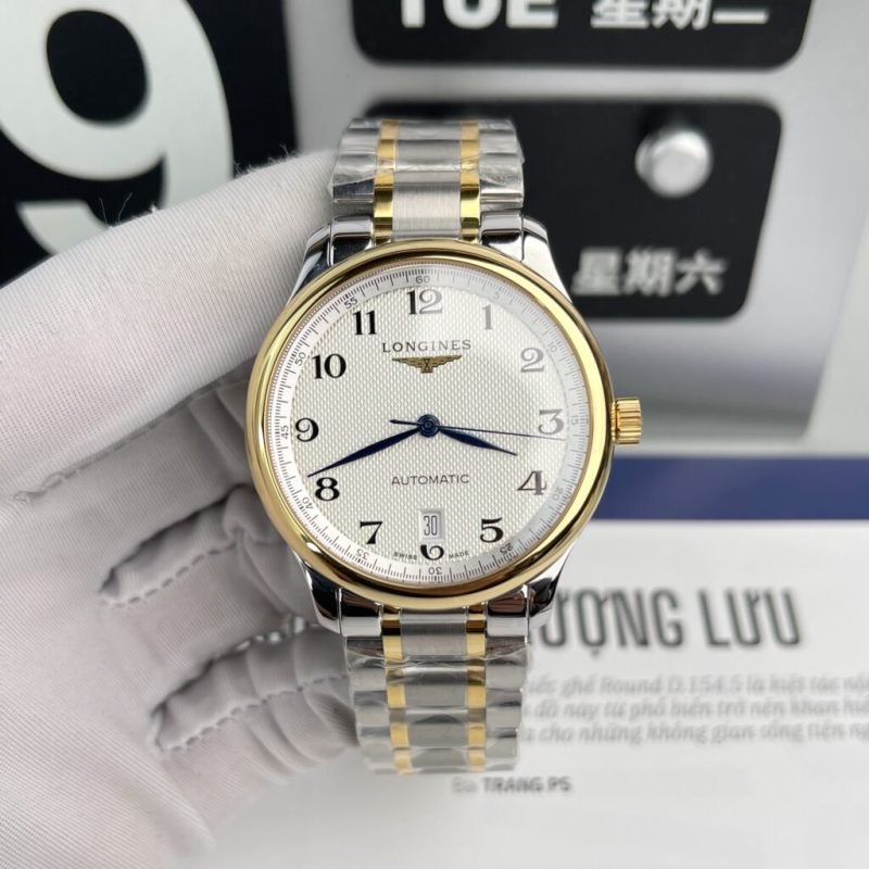 Đồng Hồ Nam Longines Master L2.628.5.78.7 Replica 11 Thụy Sỹ 38.5mm