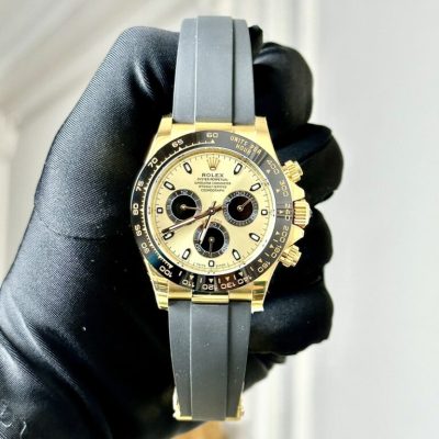 Đồng Hồ Nam Rolex Rep 11 Cao Cấp Nhất Dây Cao Su Màu Đen Daytona 40mm