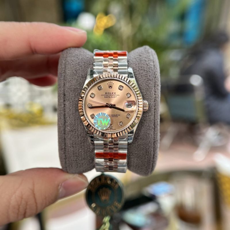 Đồng Hồ Nữ Hàng Hiệu Rolex DateJust Replica Cao Cấp Thụy Sỹ 2 Phiên Bản