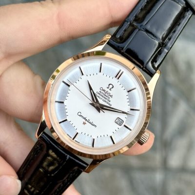 Đồng Hồ Omega Automatic Constellation Nam Vàng Hồng 40mm