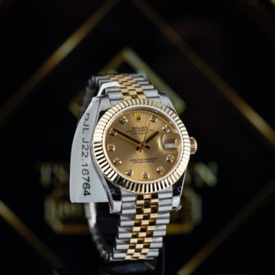 Đồng Hồ Rolex DateJust Nữ Bọc Vàng 18K Rep 11 Cao Cấp Nhất GM Factory 31mm