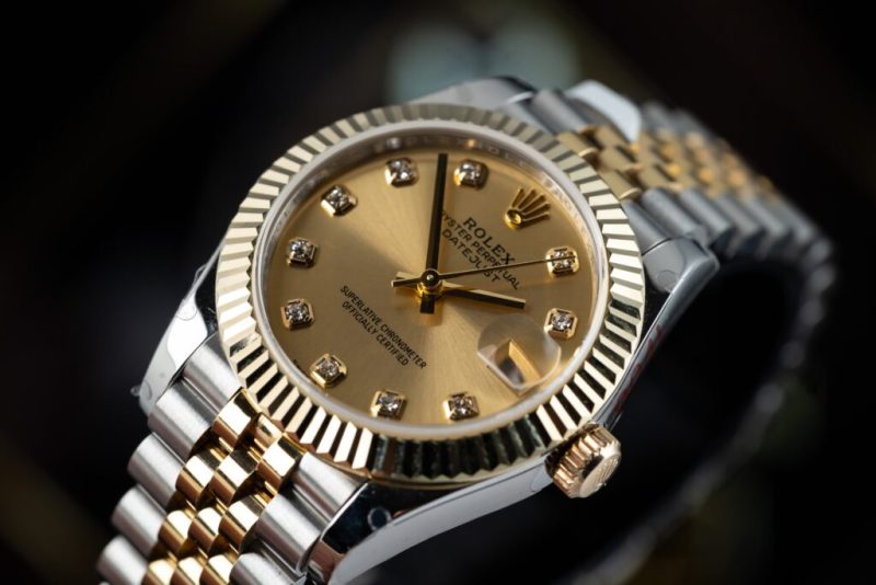 Đồng Hồ Rolex DateJust Nữ Bọc Vàng 18K Rep 11 Cao Cấp Nhất GM Factory 31mm