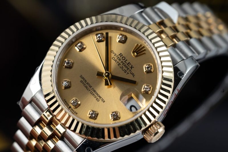 Đồng Hồ Rolex DateJust Nữ Bọc Vàng 18K Rep 11 Cao Cấp Nhất GM Factory 31mm