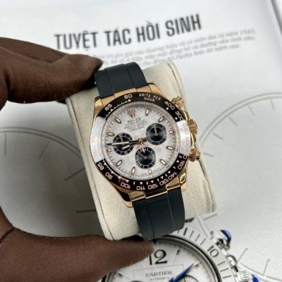 Đồng Hồ Rolex Daytona Mặt Thiên Thạch Chronograph Fake 11 Máy Thụy Sỹ 40mm