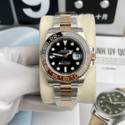 Đồng Hồ Rolex Rep 11 GMT-Master II 126711CHNR Root Beer Clean Factory 40mm