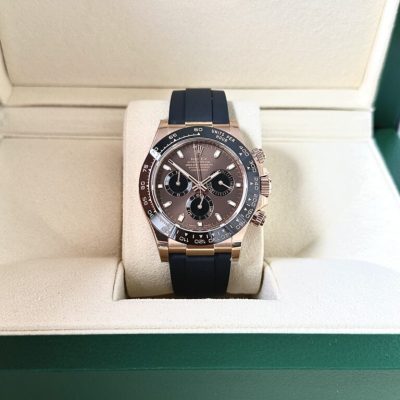 Đồng Hồ Rolex Nam Rep 11 Daytona Mặt Số Chocolate Cọc Dạ Quang 40mm