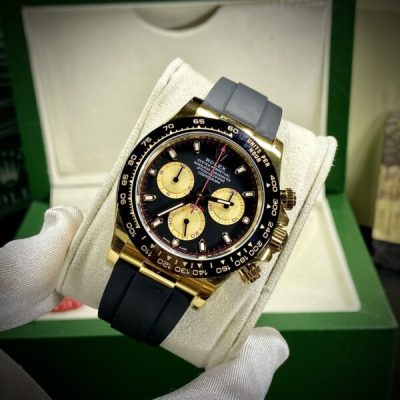 Đồng Hồ Rolex Rep 11 Cosmograph Daytona 116518LN Mặt Số Đen 40mm