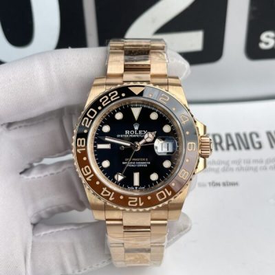 Đồng Hồ Rolex Replica 11 Clean Factory GMT-Master II 126711CHNR Root Beer 40mm