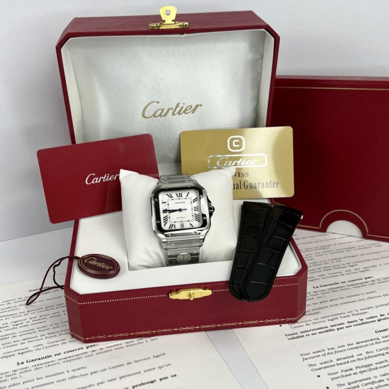 Đồng Hồ Cartier Santos De Cartier Replica 1:1 Thụy Sỹ Cao Nhất