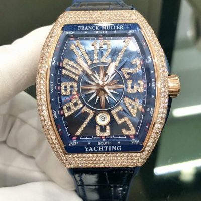 Đồng hồ Franck Muller nam Siêu Cấp ABF Thụy Sỹ màu xanh dương