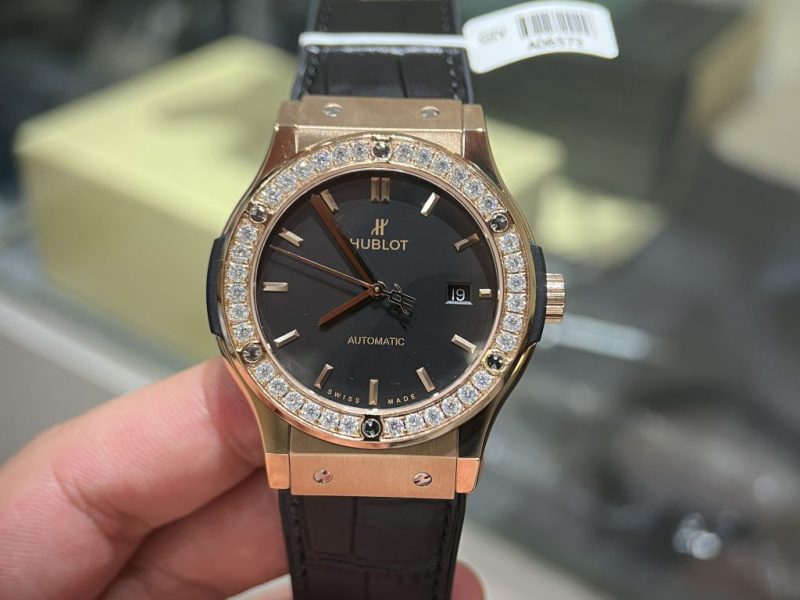 Hublot King Gold Chế Tác Niềng Kim Cương Moissanite - Kim Cương Tự Nhiên