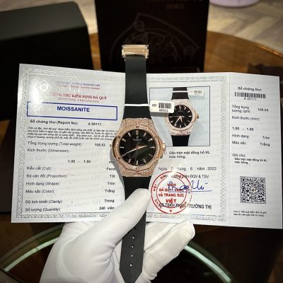 Đồng Hồ Chế Tác Kim Cương - Hublot Orlinski King Gold 40mm