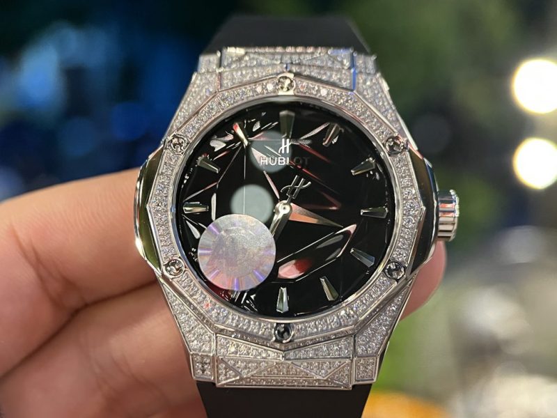 Đồng Hồ Hublot Classic Fusion Orlinski Nam Kim Cương Nhân Tạo