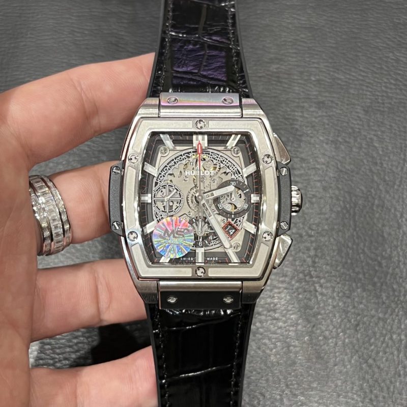 Đồng Hồ Hublot Spirit Of Big Bang Titanium Replica 1:1 Màu Đen 42mm