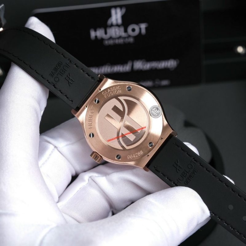 Đồng Hồ Hublot Nữ Siêu Cấp JJF Màu Vàng King Gold Máy Quartz