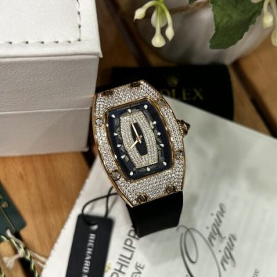 Đồng Hồ Richard Mille Nữ Rep 1:1 Thụy Sỹ Đính Full Đá RM007