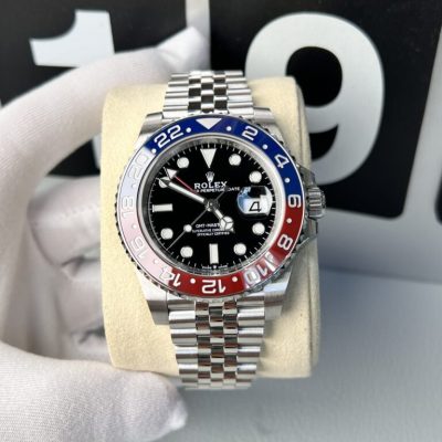 Đồng Hồ Rolex Rep 11 GMT Master II Pepsi Clean Factory Cao Cấp Nhất 40mm