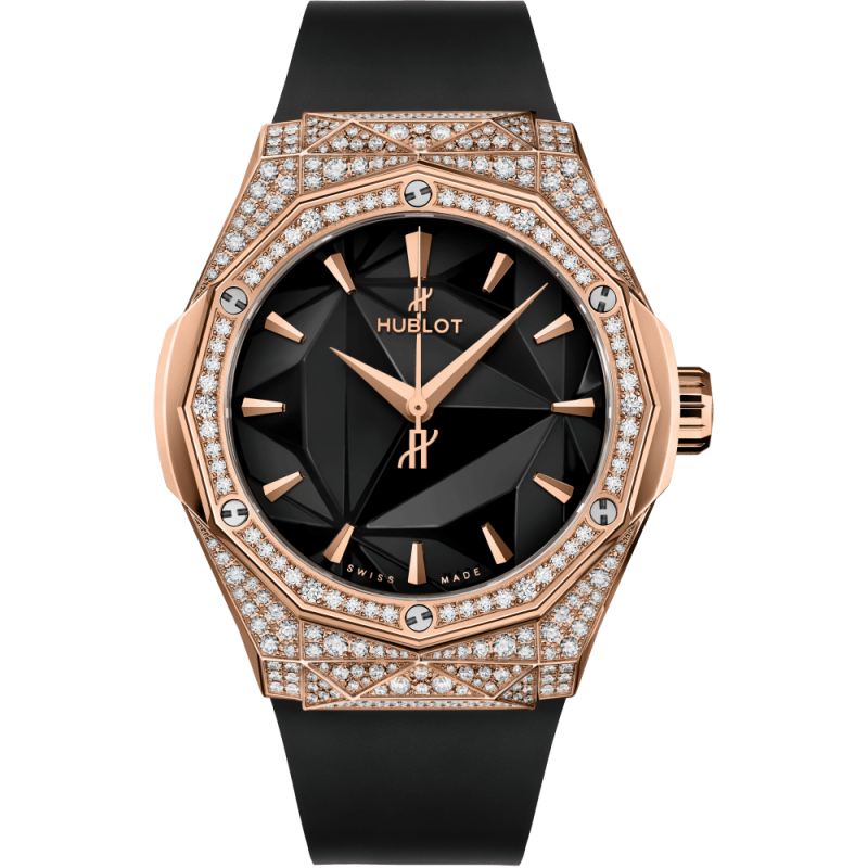 Đồng hồ Hublot Classic Fusion Orlinski King Gold Pave 40 mm - Đá Kim Cương Nhân Tạo