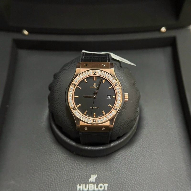 Hublot King Gold Chế Tác Niềng Kim Cương Moissanite - Kim Cương Tự Nhiên