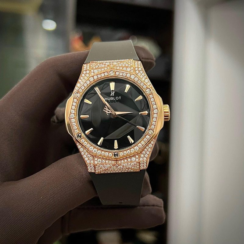 Đồng Hồ Chế Tác Kim Cương - Hublot Orlinski King Gold 40mm