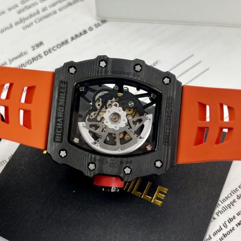 ĐỒNG HỒ RICHARD MILLE REPLICA RM 11-03 PHIÊN BẢN CAM ĐEN