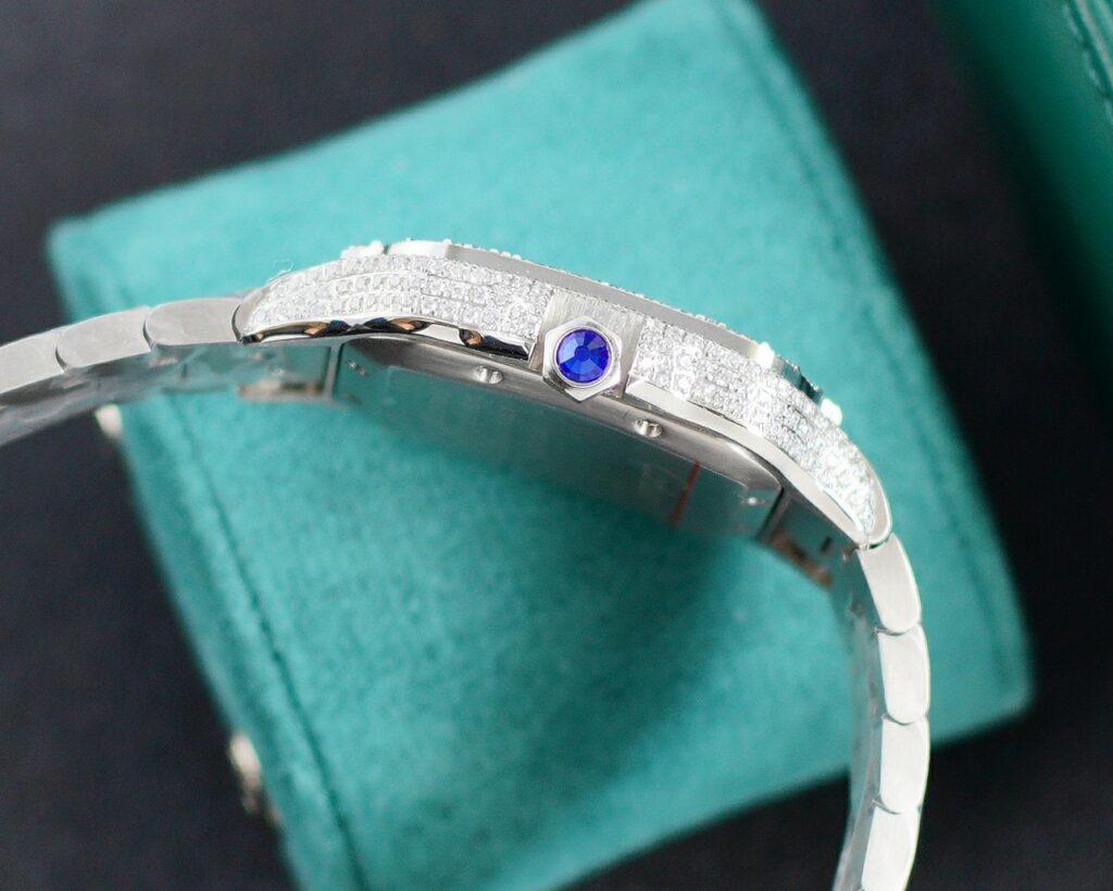 Đồng Hồ Nam Đính Đá Cartier