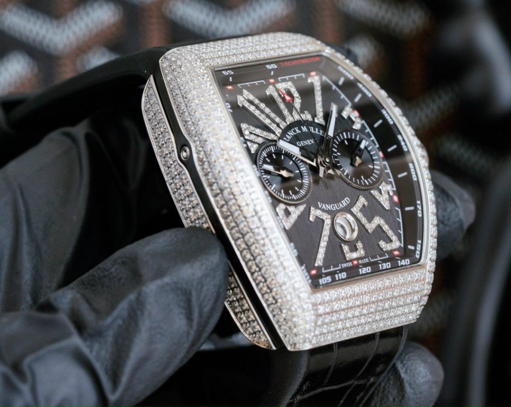 Đồng hồ Franck Muller V45 nam đính đá