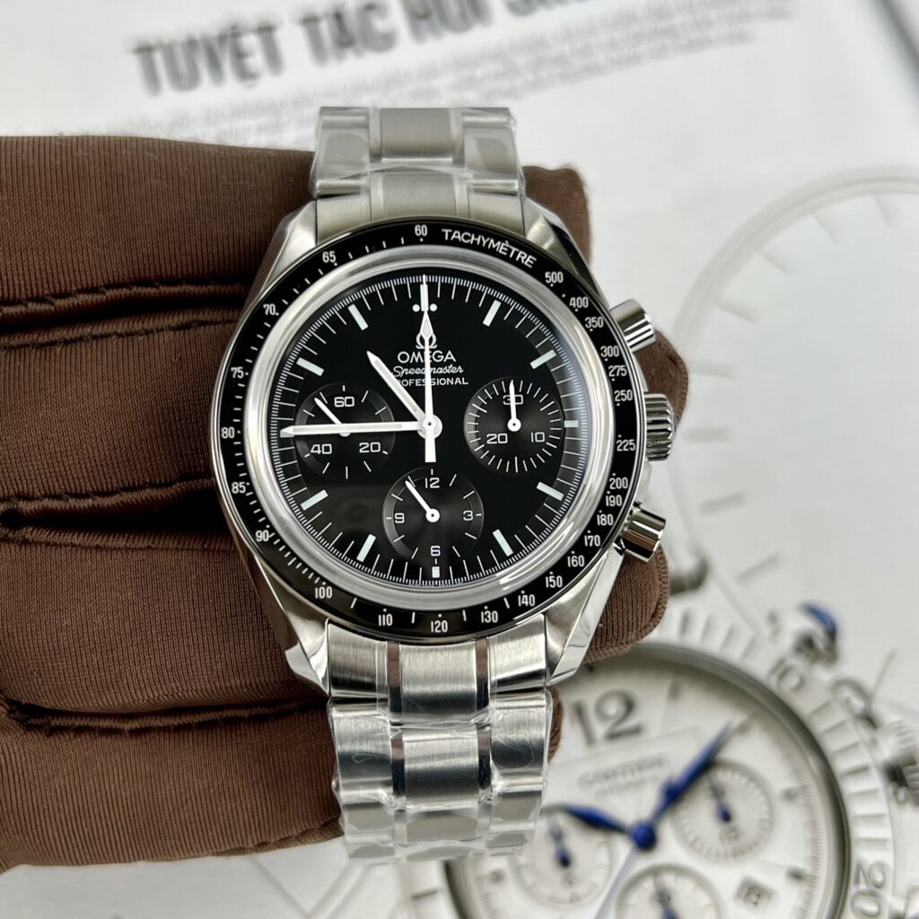 Đồng Hồ Omega SpeedMaster Replica 11 Thụy Sỹ 311.30.40.30.01.001 Mặt Đen 40mm