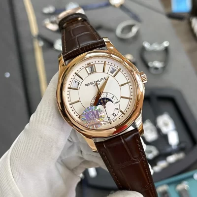 Đồng hồ Patek Philippe 5205R RoseGold Siêu Cấp Thụy Sỹ 40mm