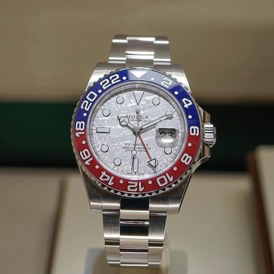 Đồng Hồ Mặt Thiên Thạch Rolex GMT Master II Pepsi