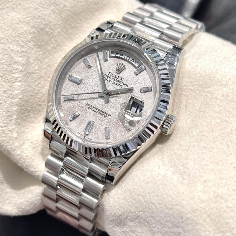 Đồng Hồ Rolex Mặt Thiên Thạch Day-Date