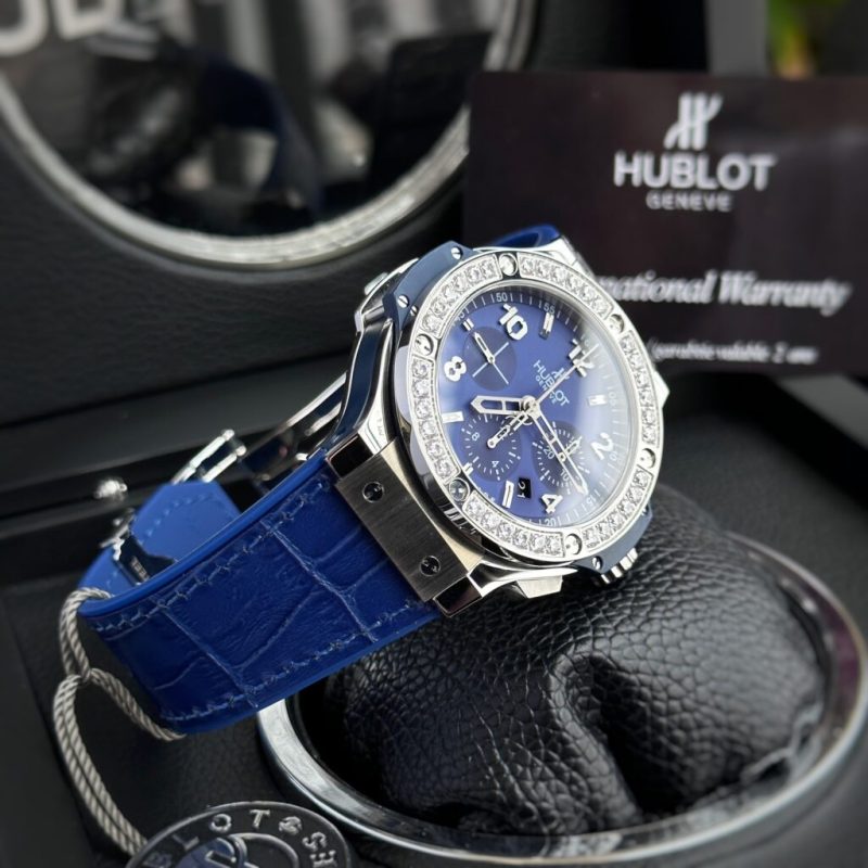 Đồng Hồ Hublot Big Bang Geneve Chronograph Màu Xanh Dương