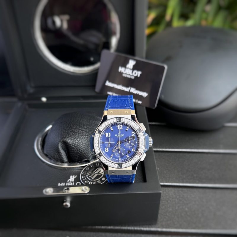 Đồng Hồ Hublot Big Bang Geneve Chronograph Màu Xanh Dương