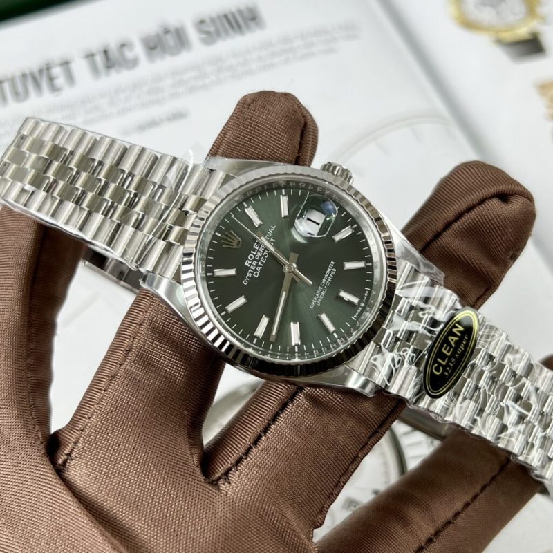 Đồng Hồ Rolex DateJust 126334  Mặt Số Màu Xanh Lá Cây Clean Factory