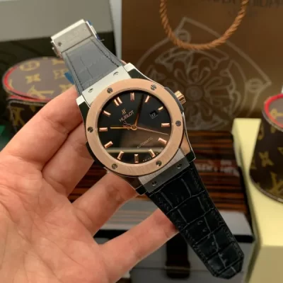 Đồng Hồ Hublot Demi King Gold Máy Siêu Cấp Nhật Miyota Kèm Hộp VIP