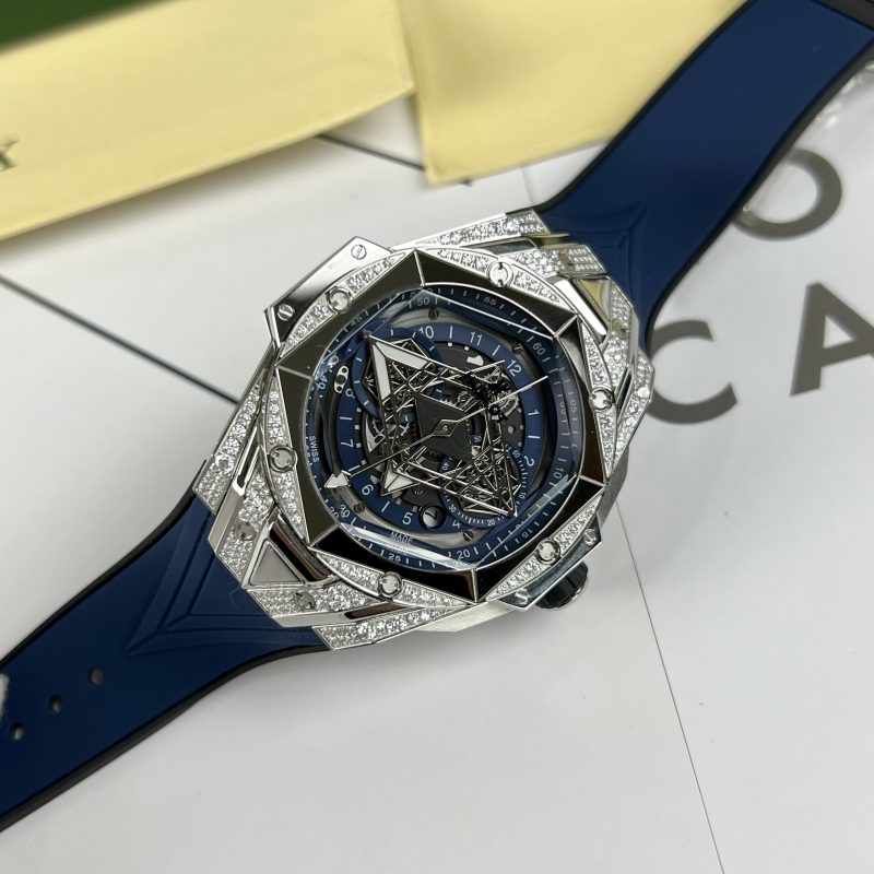 Đồng Hồ Replica Nam Hublot Big Bang Sang Bleu II Xanh Dương Thụy Sỹ 45mm